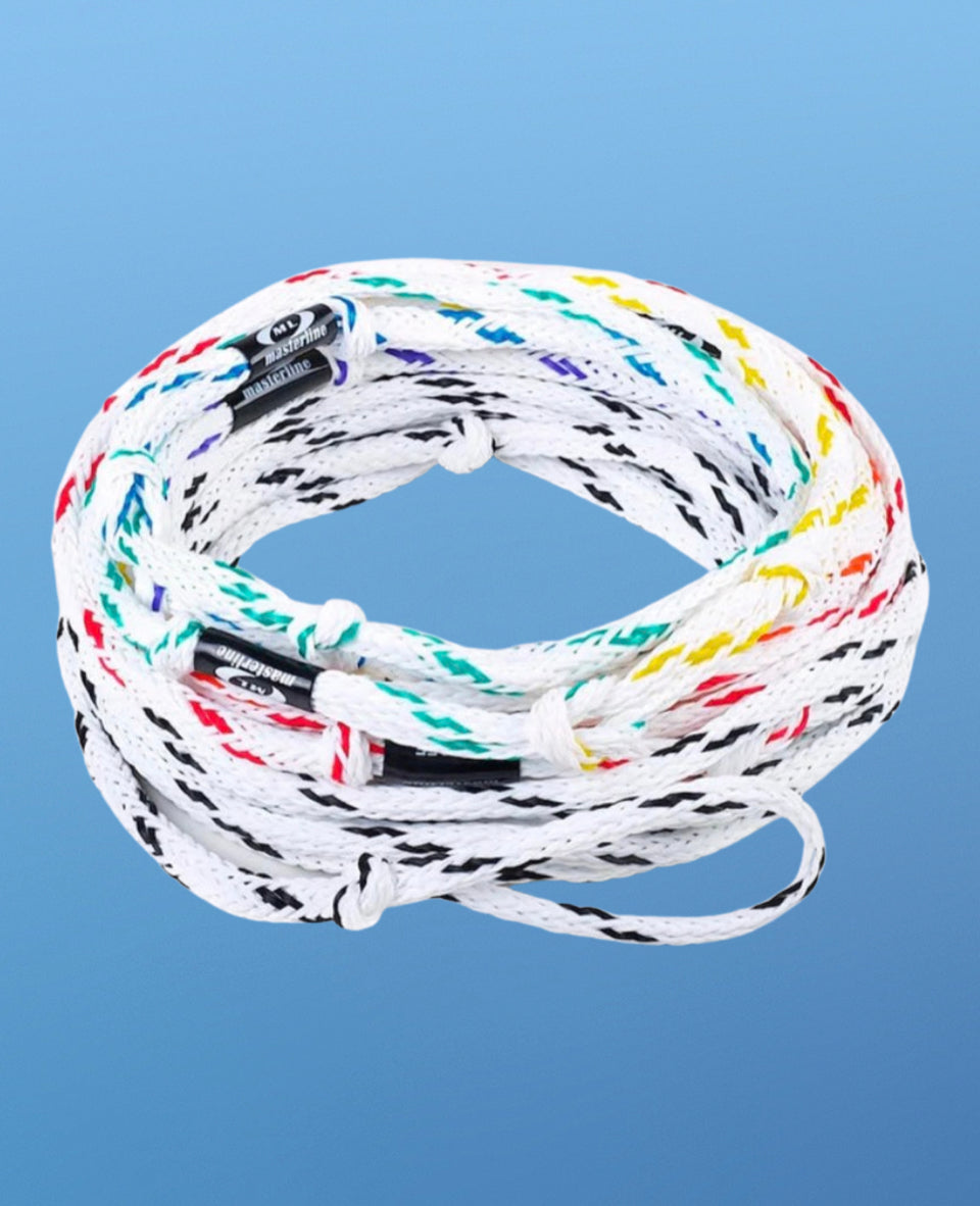 10.75m (39.5' off) Dlx Mainline Water Ski Rope (8 section with marking sleeves)