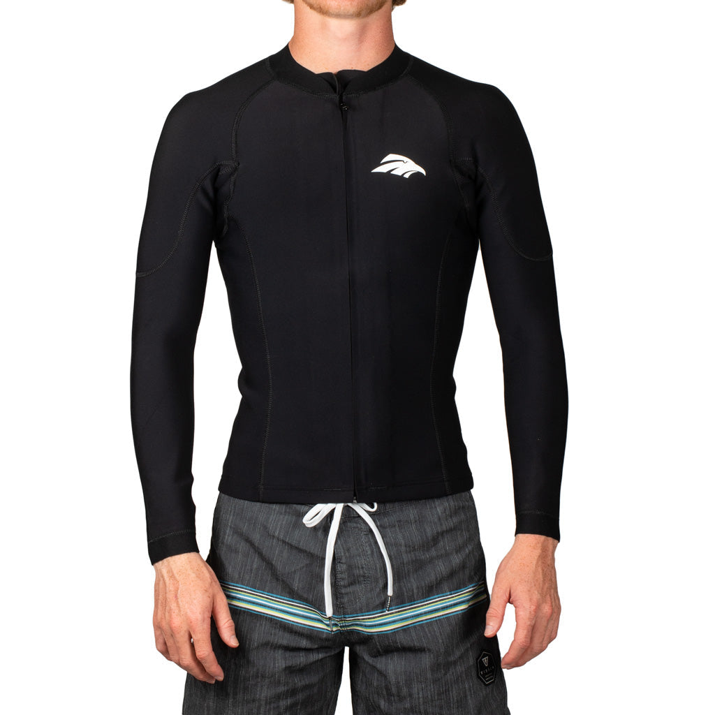 Eagle Long Sleeve Free Flex Heater Shirt-Front Zip