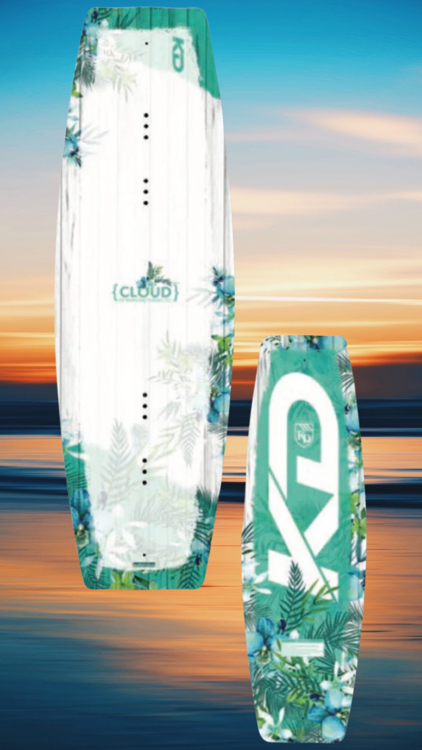 KD CLOUD WAKEBOARD SERIES (FITTED WITH FINS)